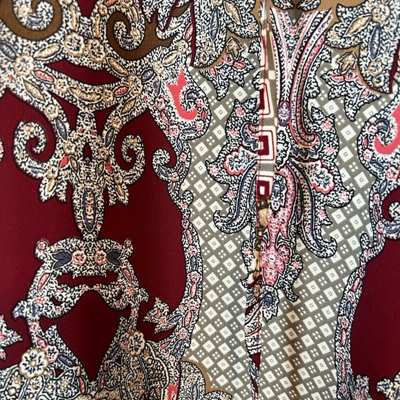 Tua Plus SZ 2XL Multi Color Bohemian Tunic Top - Picture 3 of 5